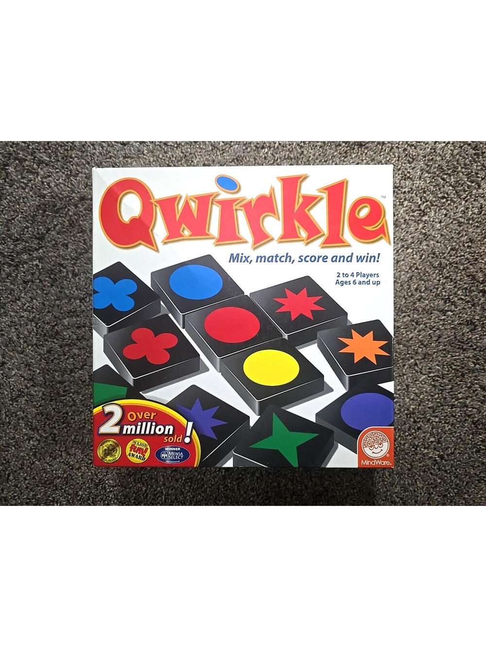 MindWare Qwirkle Board Game Strategy Family Classic Free Ship Add’l